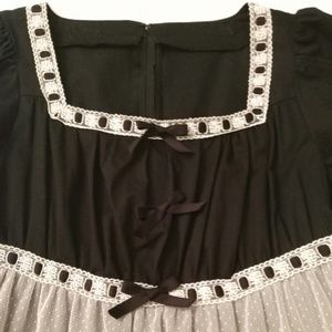 Innocent World Tulle Ladder Lace OP Lolita